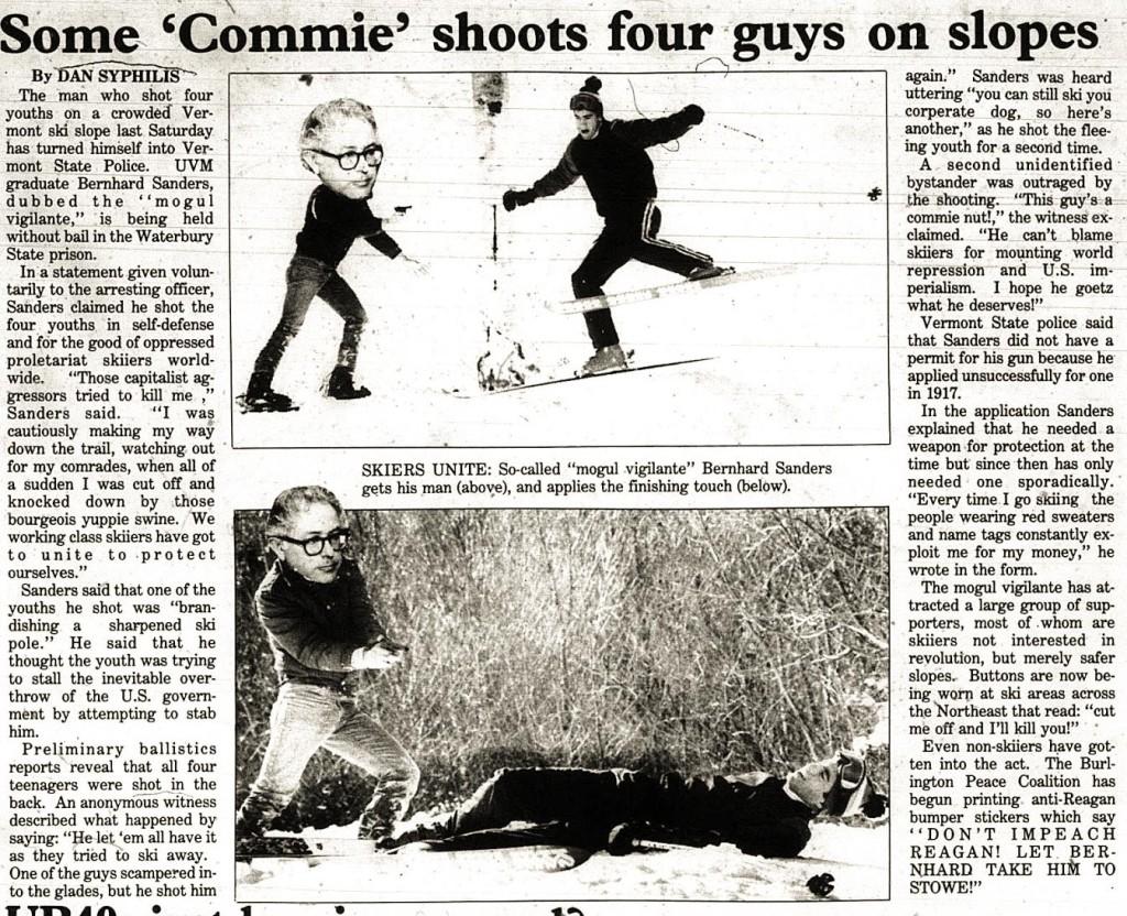 APRIL FOOLS - some commie shoots four guys on slopes